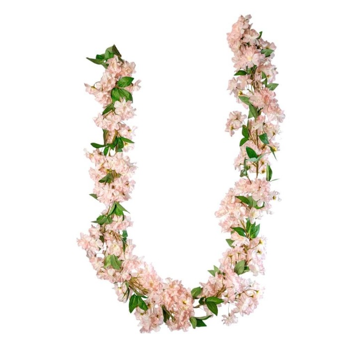 GHIRLANDA FIORI DI PESCO LT PINK